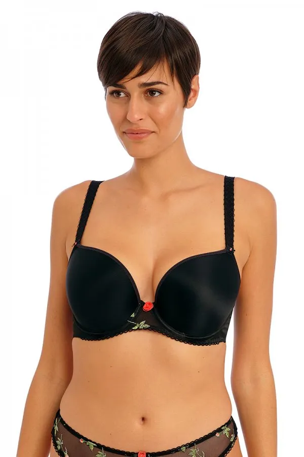 Freya Rose Blossom Underwire Molded Plunge T-Shirt Bra