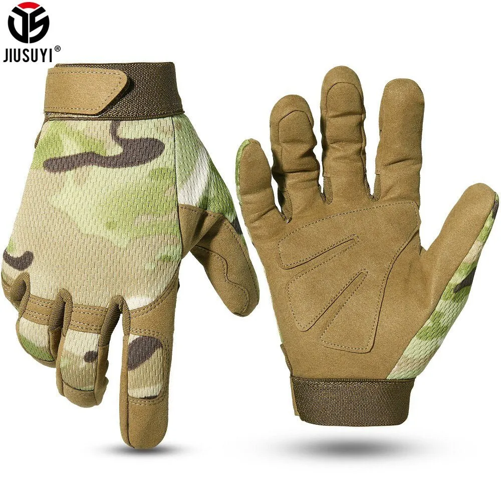 Gants tactiques airsoft / buscraft antidérapants JIUSUYI - A9