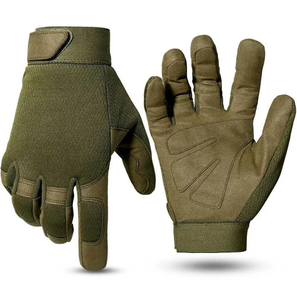 Gants tactiques airsoft / buscraft antidérapants JIUSUYI - A9