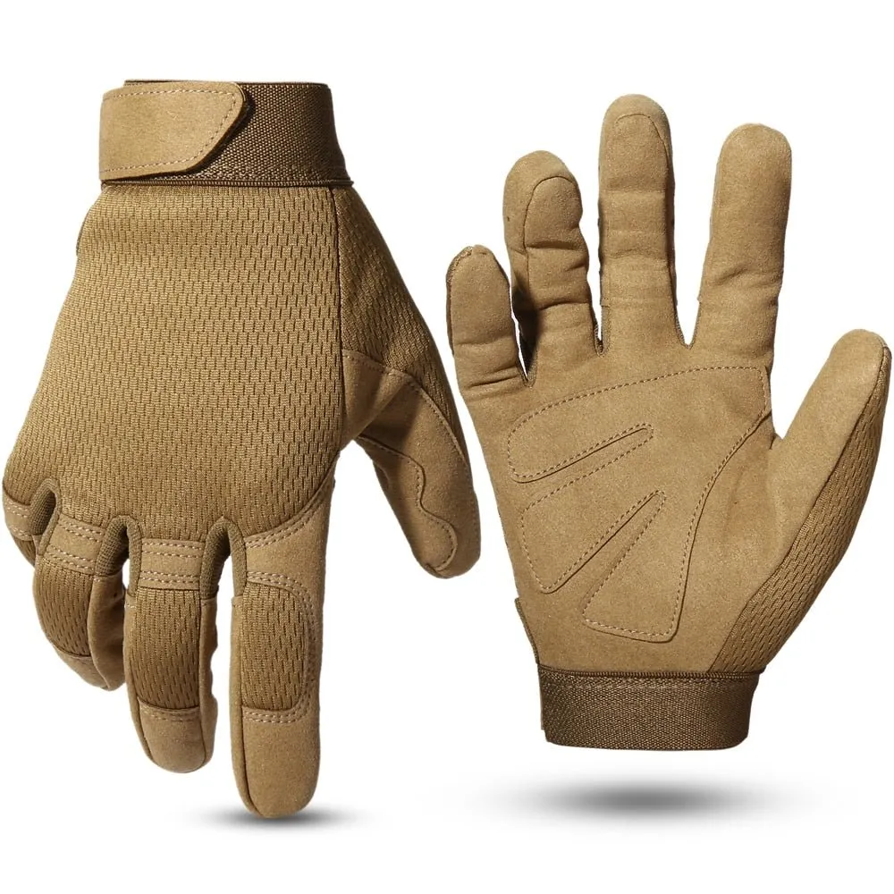 Gants tactiques airsoft / buscraft antidérapants JIUSUYI - A9