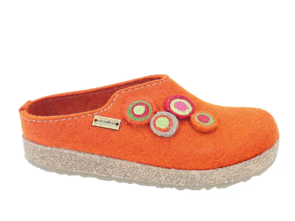 Haflinger Clogs Grizzly Kanon Rost