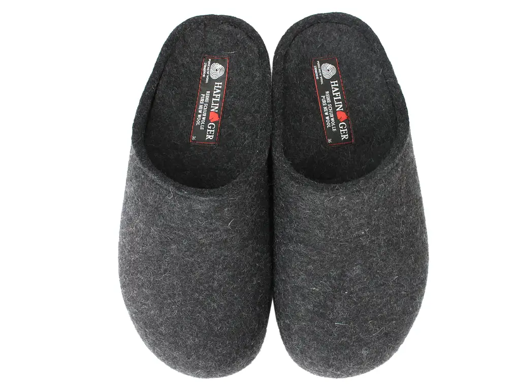 Haflinger Clogs Grizzly Michl Graphite