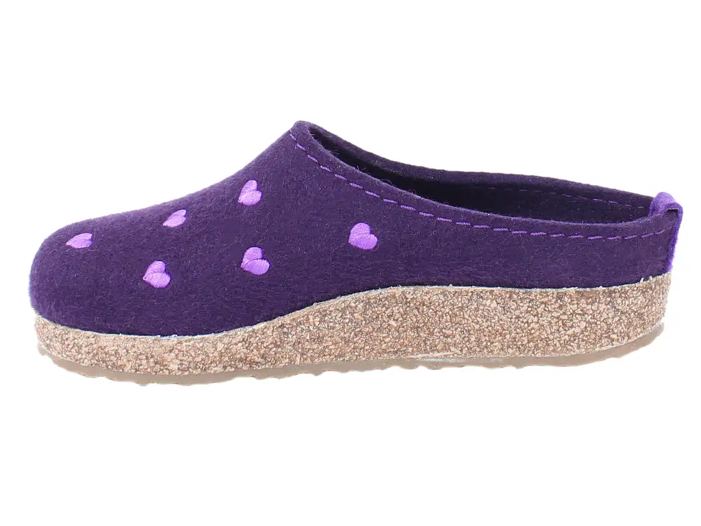 Haflinger Clogs Grizzly Sweetheart Lavendel