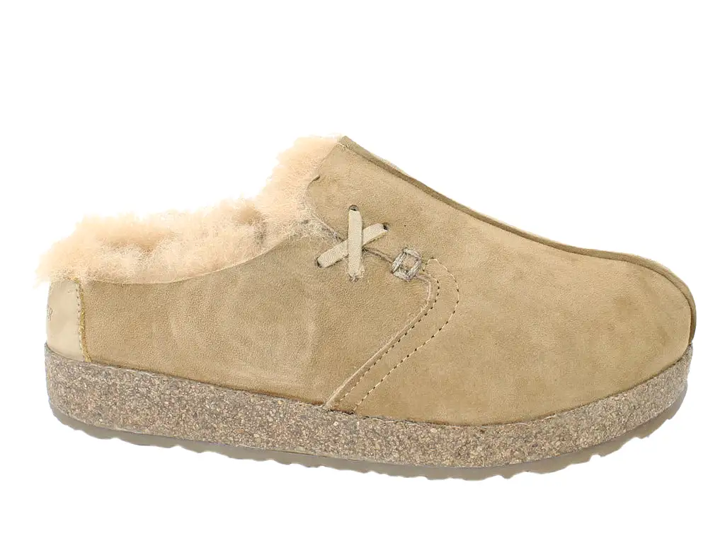 Haflinger Clogs Sheepskin Saskatchewan Beige