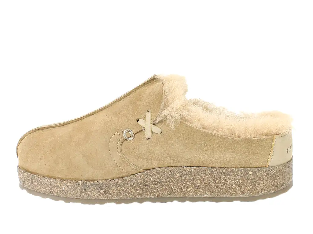 Haflinger Clogs Sheepskin Saskatchewan Beige