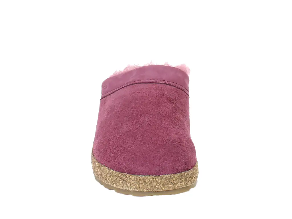 Haflinger Clogs Sheepskin Snowbird Burgundy