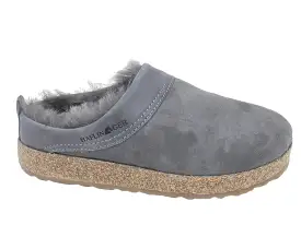 Haflinger Clogs Sheepskin Snowbird Grey