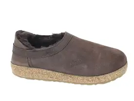 Haflinger Sheepskin Clogs Siberia Brown