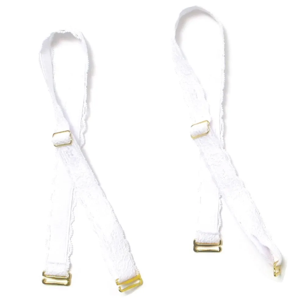 Havana White Lace 1 Inch Straps