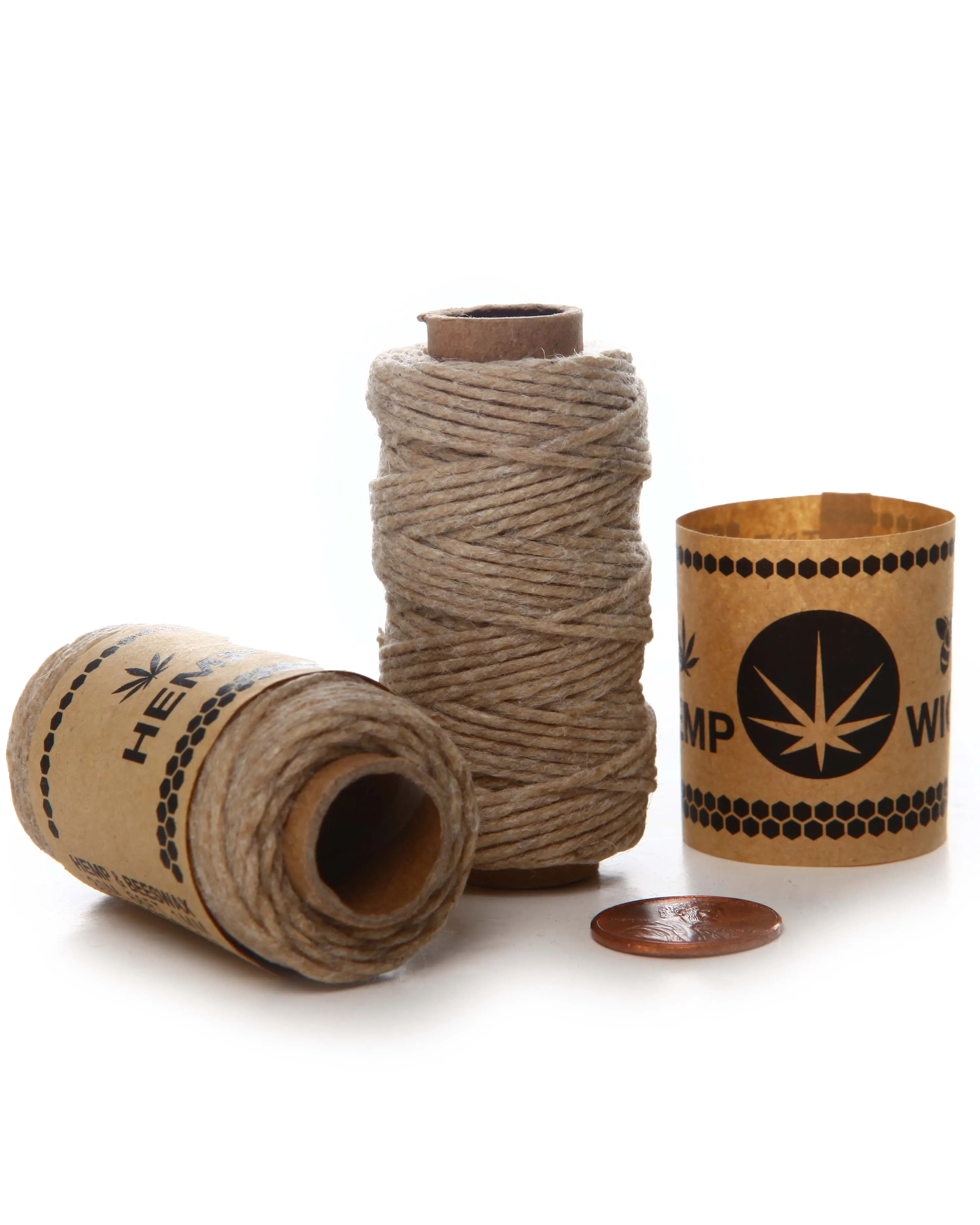 HEMP WICK CORD MINI SPOOL NATURAL .5MM