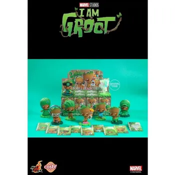 Hot Toys I Am Groot - I Am Groot Cosbi Bobble-Head Collection (Case of 8 Blind Boxes) 29x22x12cm