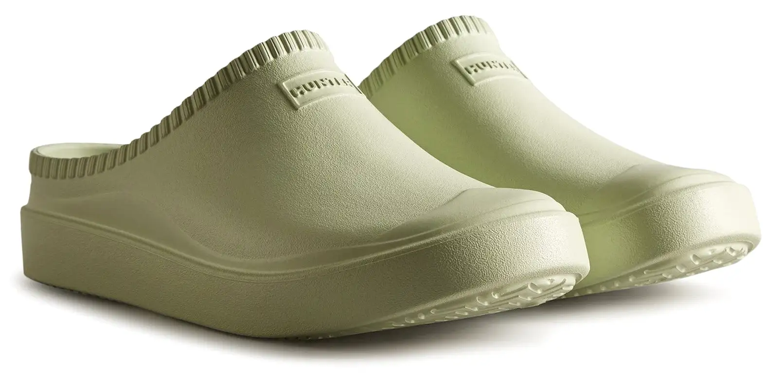 Hunter Bloom Algae Womens Slip On Clog