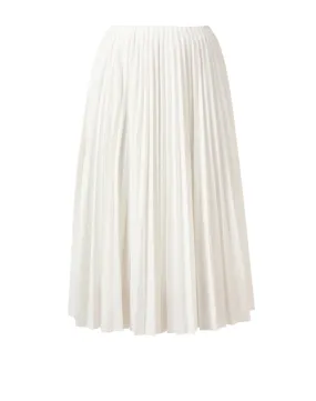 Ivory Plisse Skirt