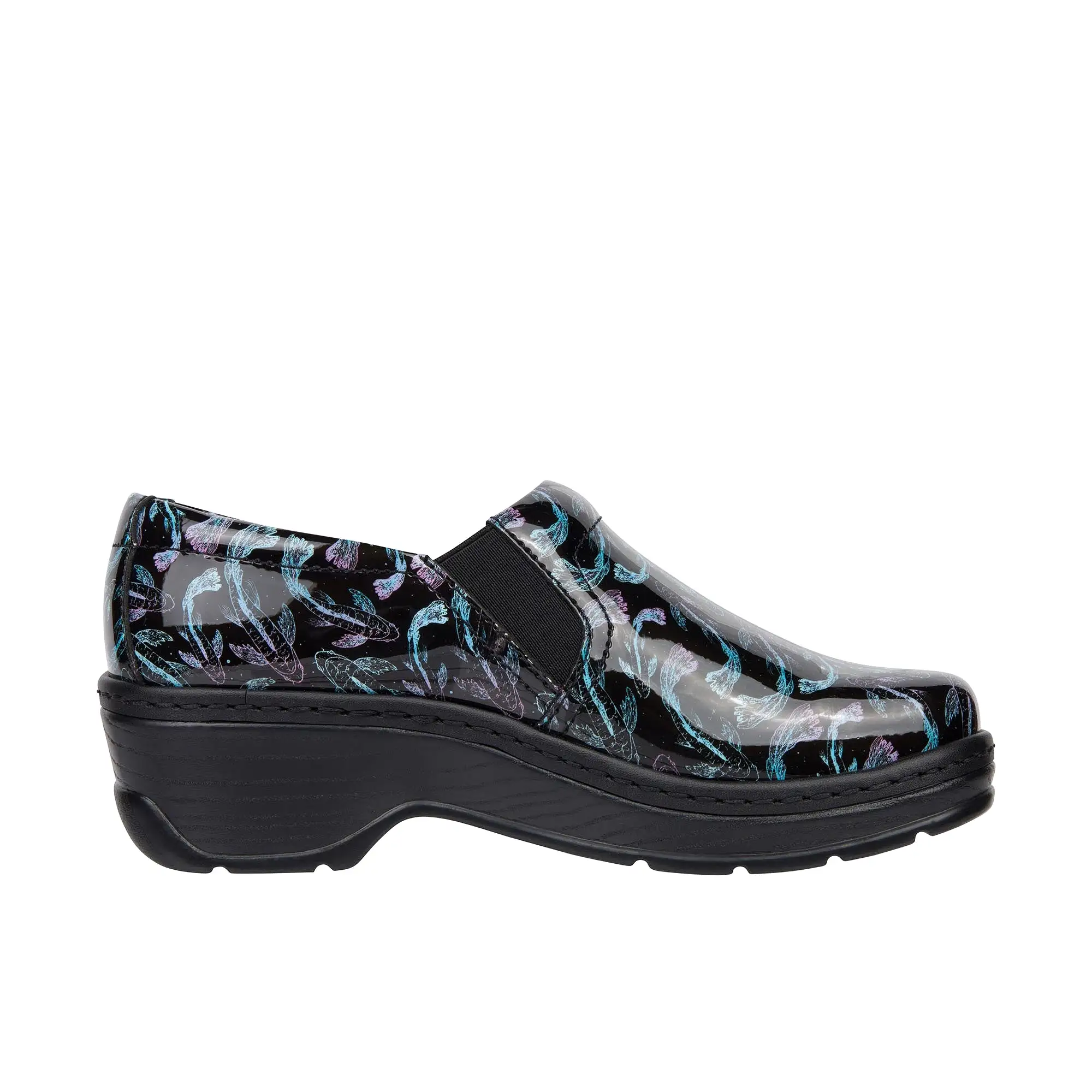 Klogs Womens Naples Koi Patent