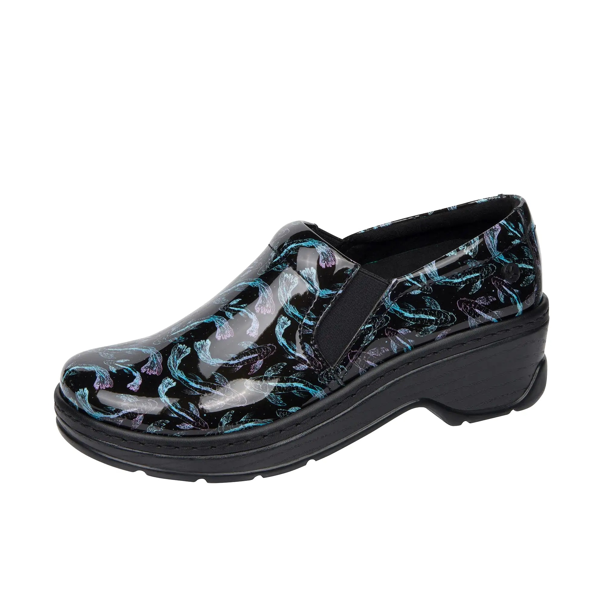 Klogs Womens Naples Koi Patent