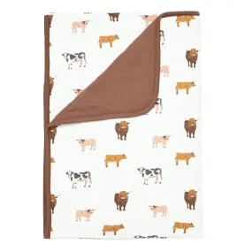 Kyte Baby 1.0 Tog Printed Toddler Blanket in Moo