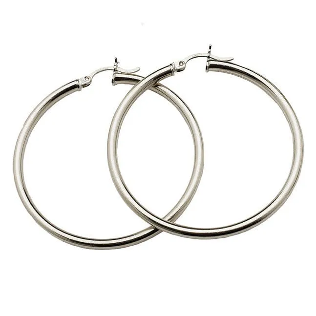 Large 14K Gold Hoop Earrings