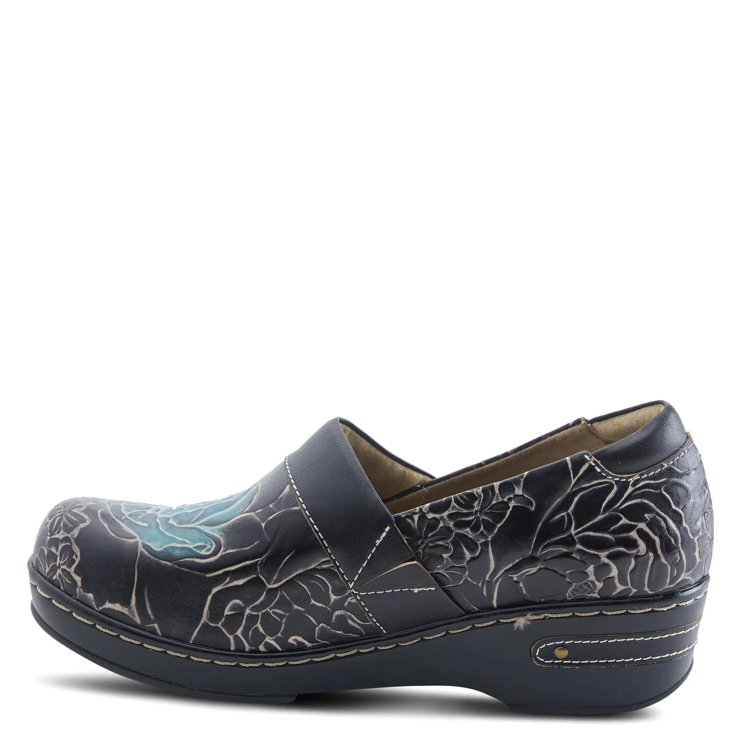 L`ARTISTE ELKAYJAY SLIP-ON CLOGS