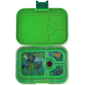 Leakproof Sandwich Friendly Bento Box - Yumbox Panino Bamboo Green Jungle