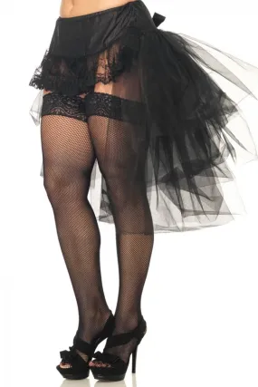 Leg Avenue Tulle Bustle Skirt with Lace Front