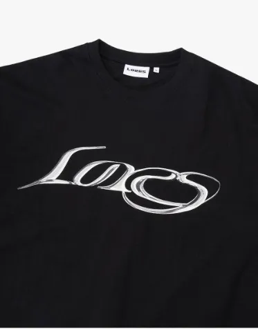 LORES  |Unisex Street Style Long Sleeves Plain Cotton Logo