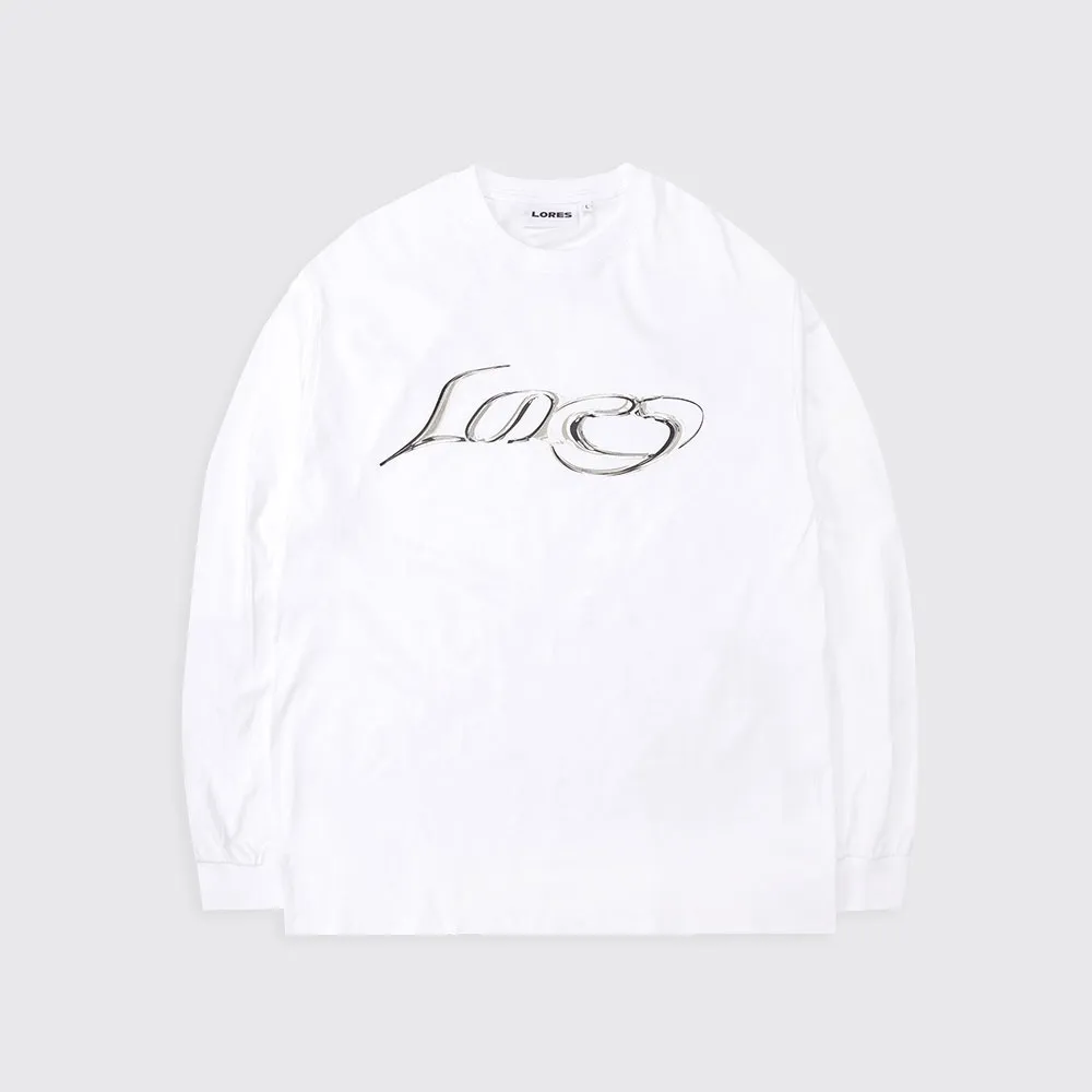 LORES  |Unisex Street Style Long Sleeves Plain Cotton Logo