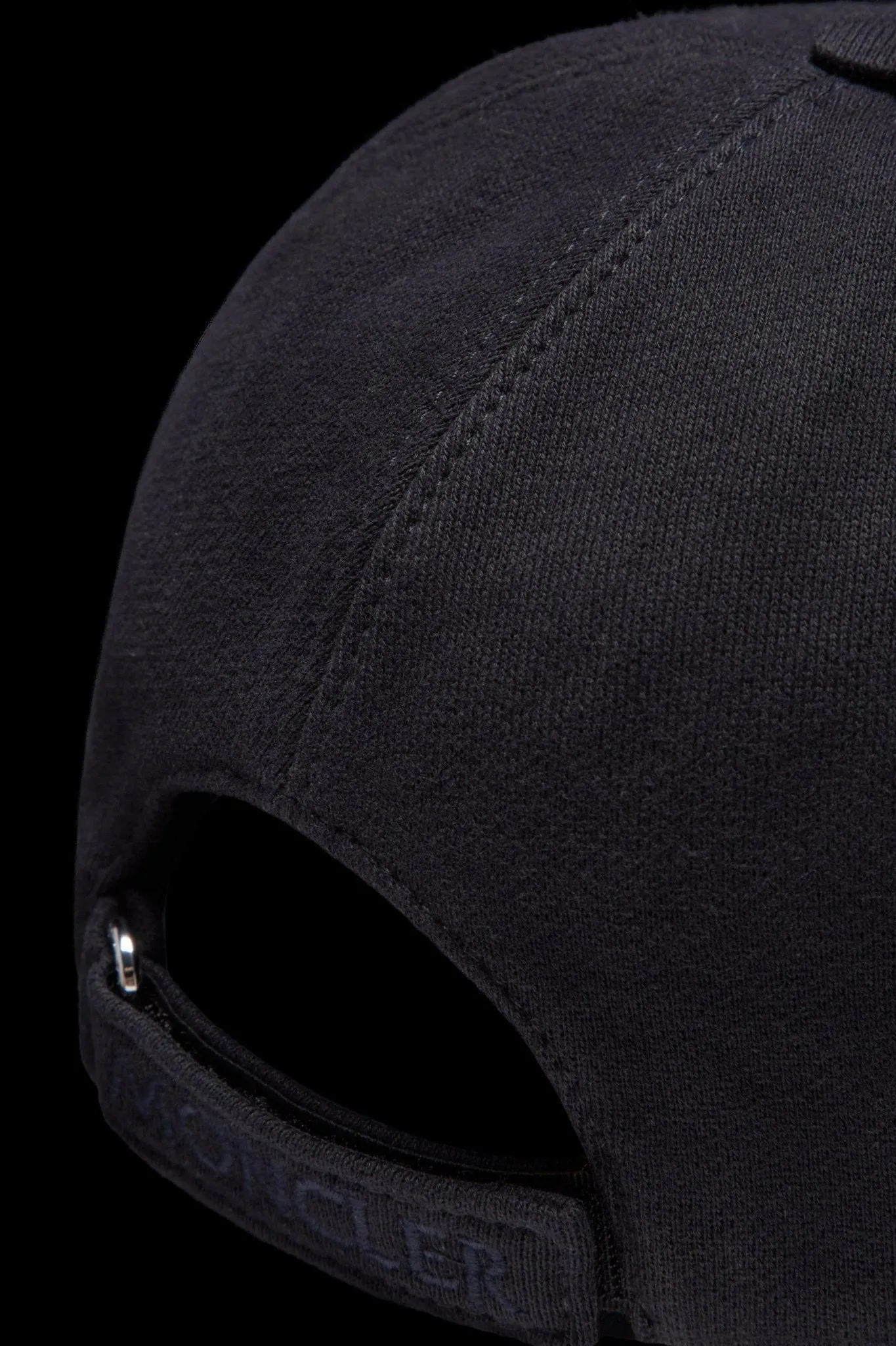 Moncler - Casquette en molleton Navy