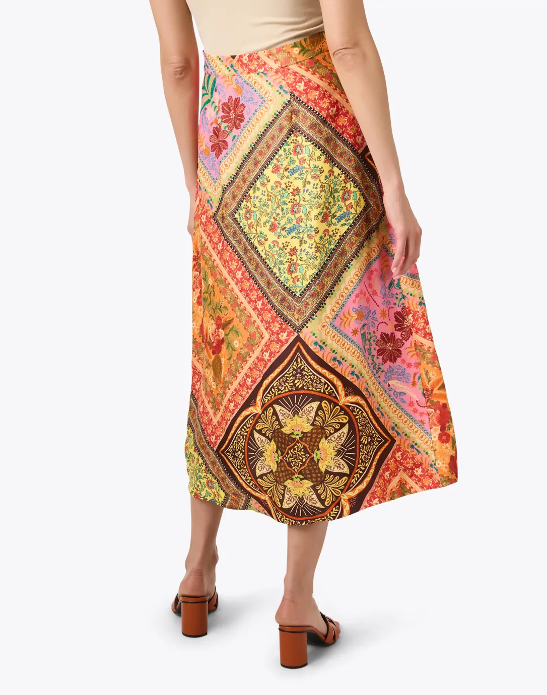 Multi Print Skirt