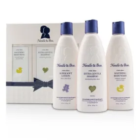 Noodle & Boo Starter Gift Set: Extra Gentle Shampoo 237ml/8oz + Soothing Body Wash 237ml/8oz + Super Soft Lotion 237ml/8oz 3