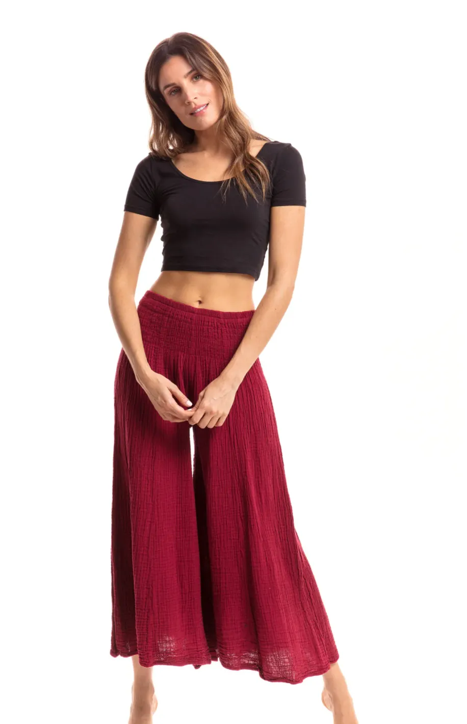 Nusantara pant 01976, wide leg crinkle (3 colors)