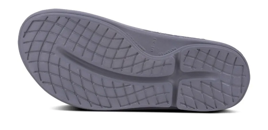 Oofos Ooahh Recovery Slide Sandal - Slate