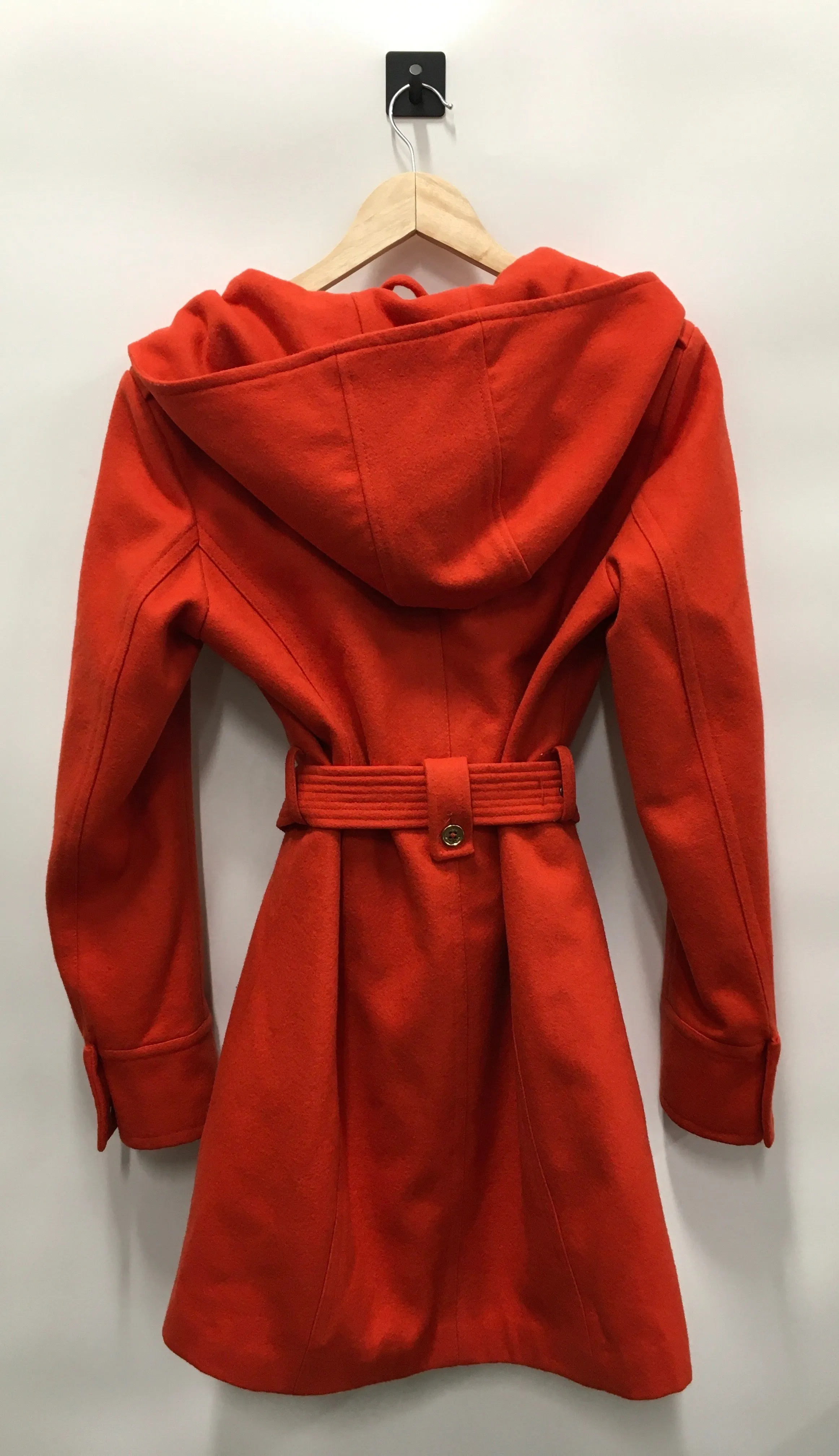 Orange Coat Wool Michael Kors, Size 6