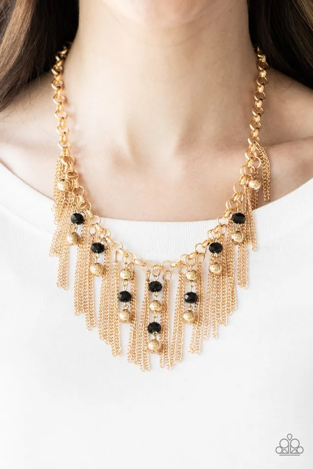 Paparazzi Necklace ~ Ever Rebellious - Gold