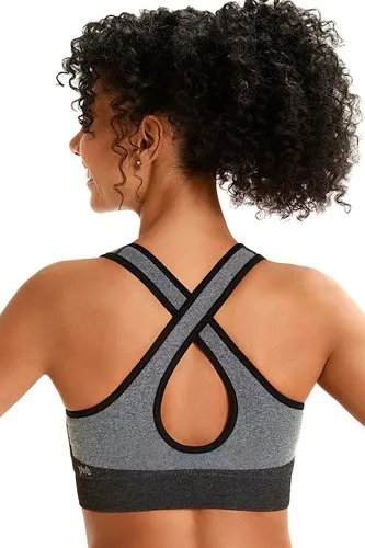 Plié Crisscross Sports Bra With Cup