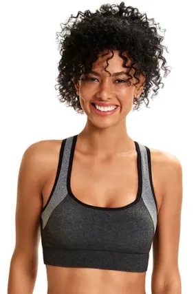 Plié Crisscross Sports Bra With Cup