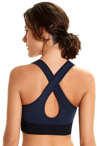 Plié Crisscross Sports Bra With Cup