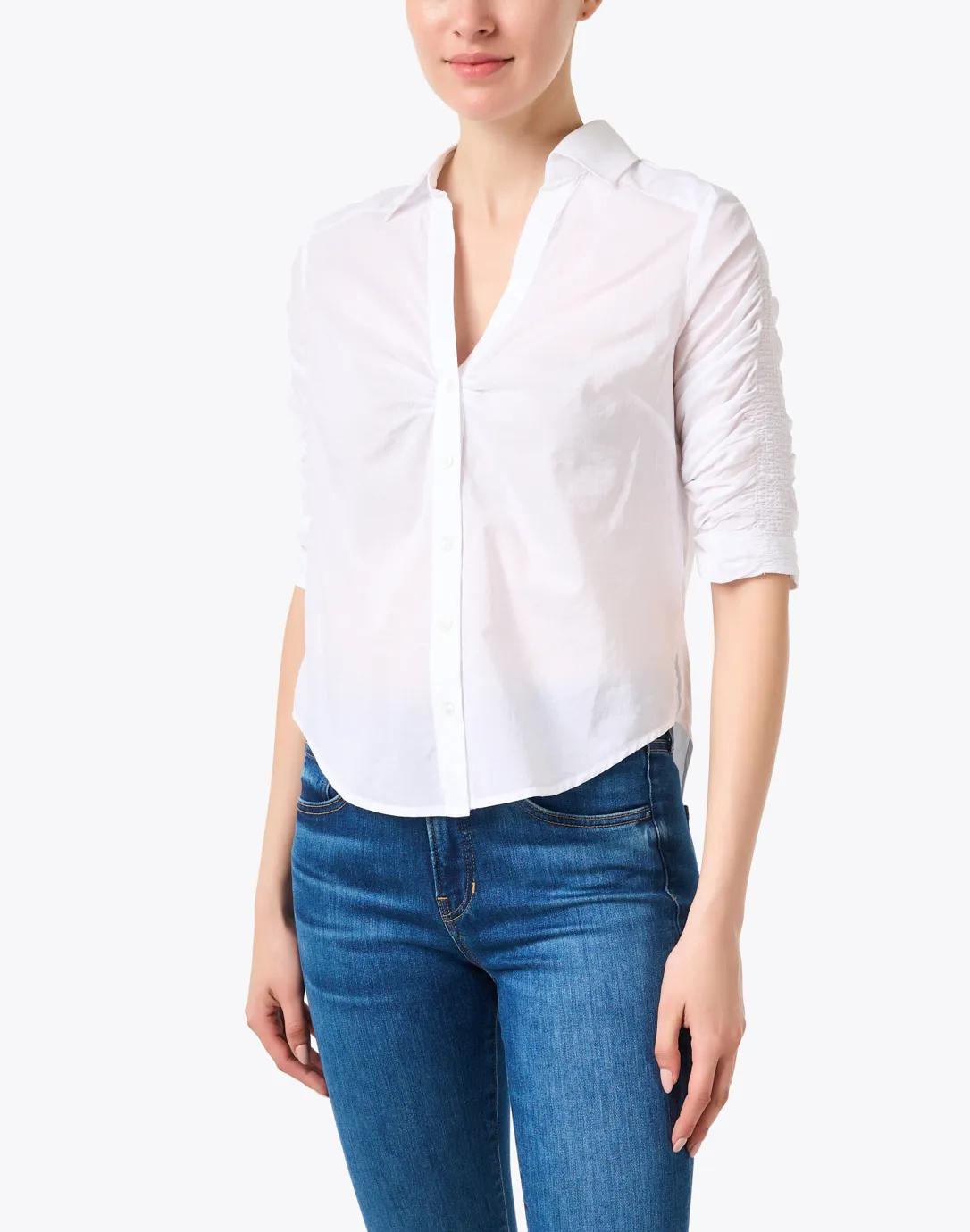 Porta White Cotton Shirt 