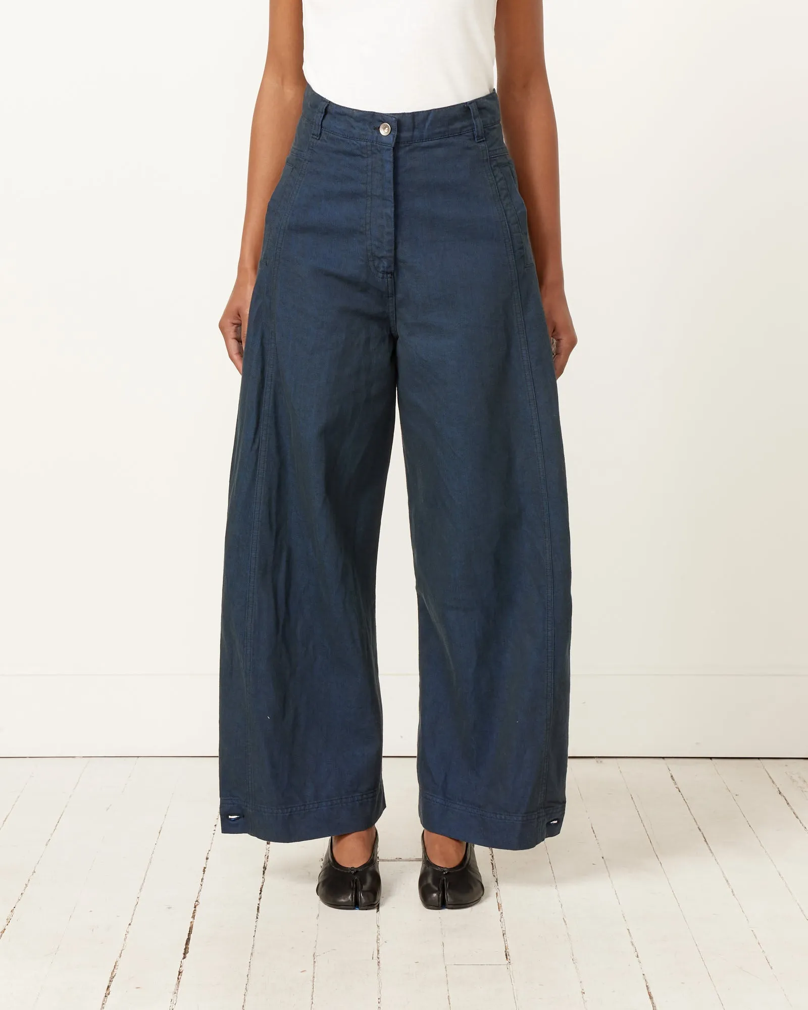 Post Denim Pant in Navy/Blue