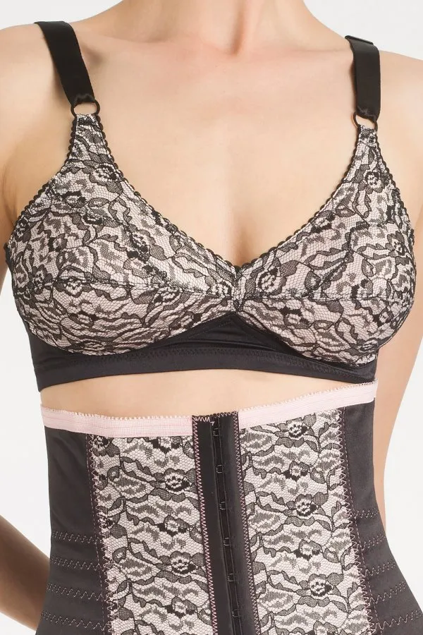 Rago Satin & Lace Fashion Wireless Bra