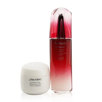 Shiseido Defend & Regenerate Power Moisturizing Set: Ultimune Power Infusing Concentrate N 100ml + Essential Energy Moisturi