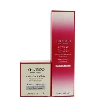 Shiseido Defend & Regenerate Power Moisturizing Set: Ultimune Power Infusing Concentrate N 100ml + Essential Energy Moisturi