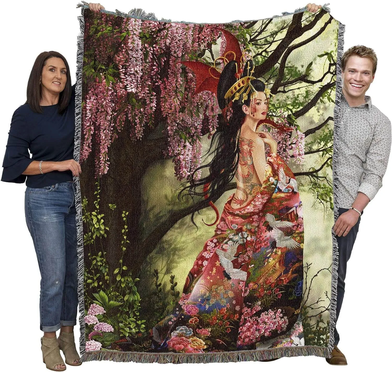 Silk Tapestry Blanket by Nene Thomas