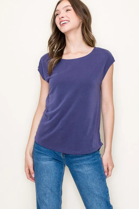 Simple & Stylish Basic Tops - 2 Colors!