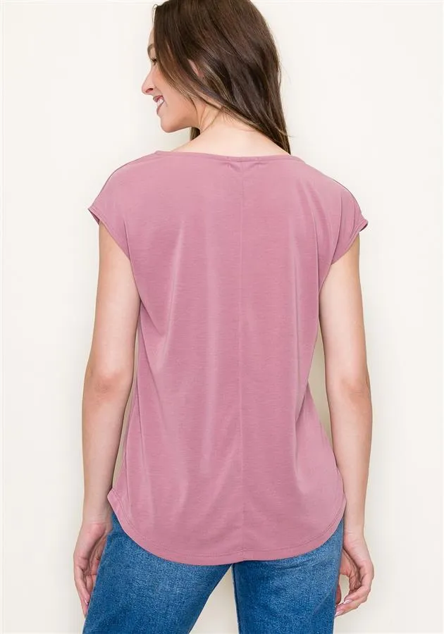 Simple & Stylish Basic Tops - 2 Colors!