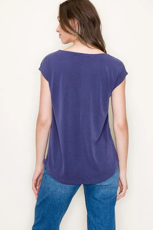 Simple & Stylish Basic Tops - 2 Colors!