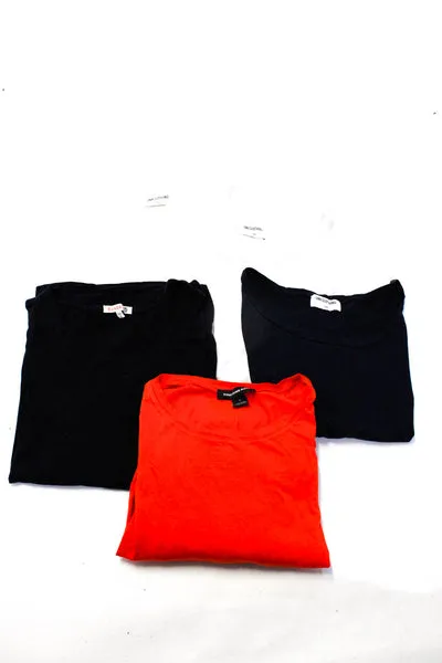 Something Navy Sundry LNA Clothing Women's T-shirt Orange Size 1 3 L, Lot 5