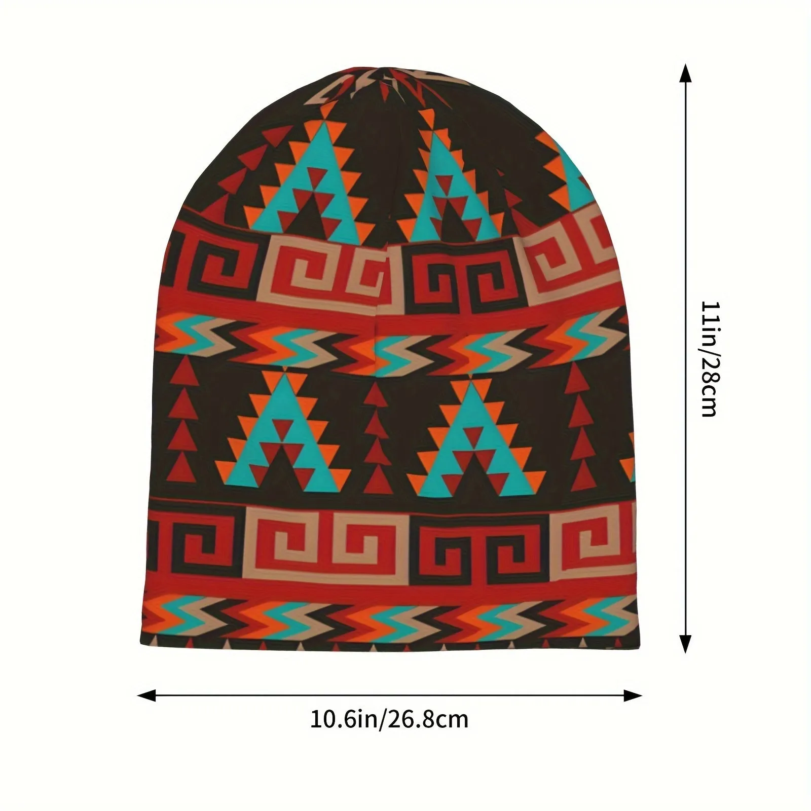 Southwest Pattern Skullies Beanie Cap For Men And Women - Thin Autumn/Spring Ski Hat