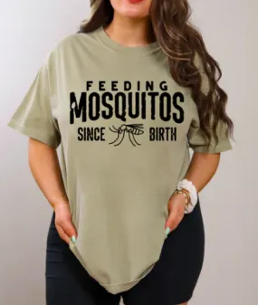 SS136 Feeding Mosquitos since Birth Screen Print