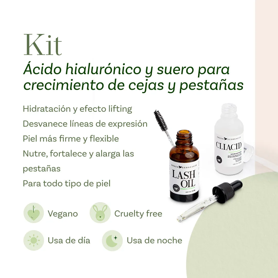 Sérum Facil de Ácido Hialurónico y Serum Pestañas