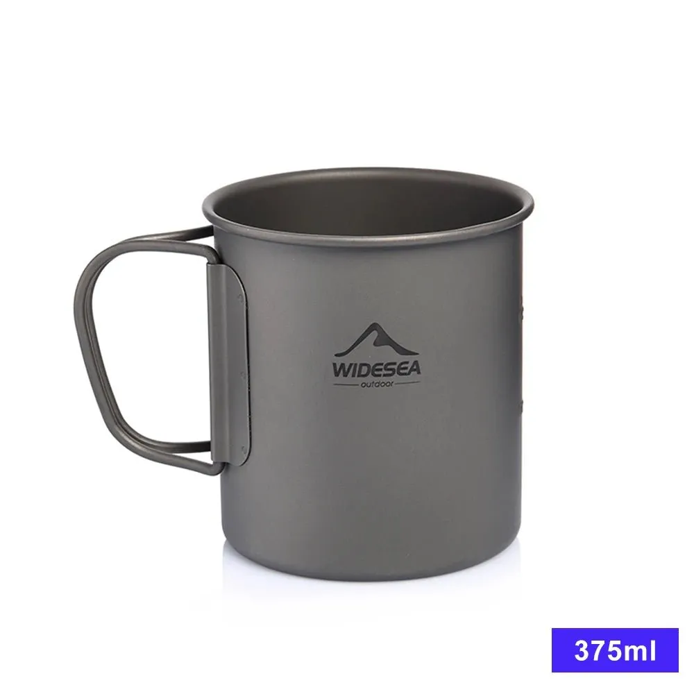 Tasse de camping en titane 200ml - 750ml à partir de 43g Widesea - camping mug cup